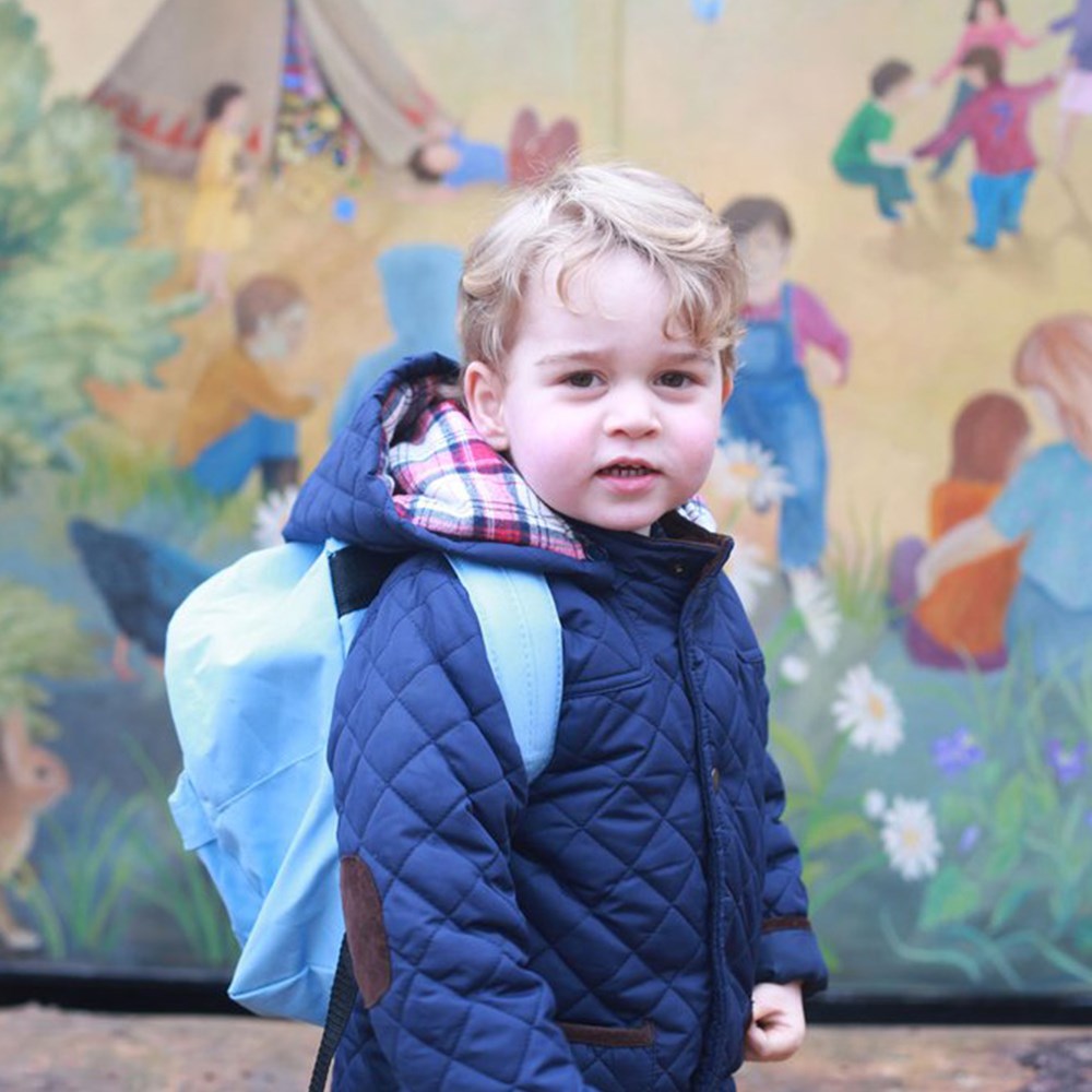 Prens George’un ilk okul günü