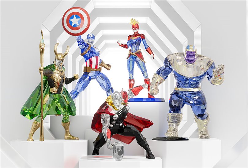 Swarovski x Marvel İlkbahar/Yaz 2024 koleksiyonu süper kahramanları evinize taşıyor