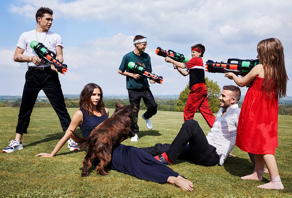 Beckham ailesi Vogue kapağında