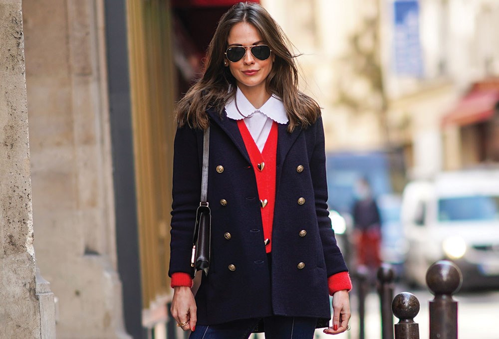 Paris sokaklarından blazer ceket kombinleri