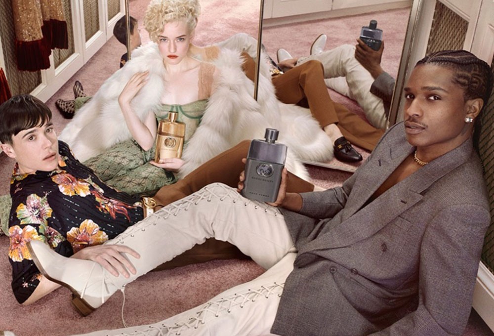 Julia Garner, A$AP Rocky ve Elliot Page, Gucci’nin yeni parfümü için buluştu