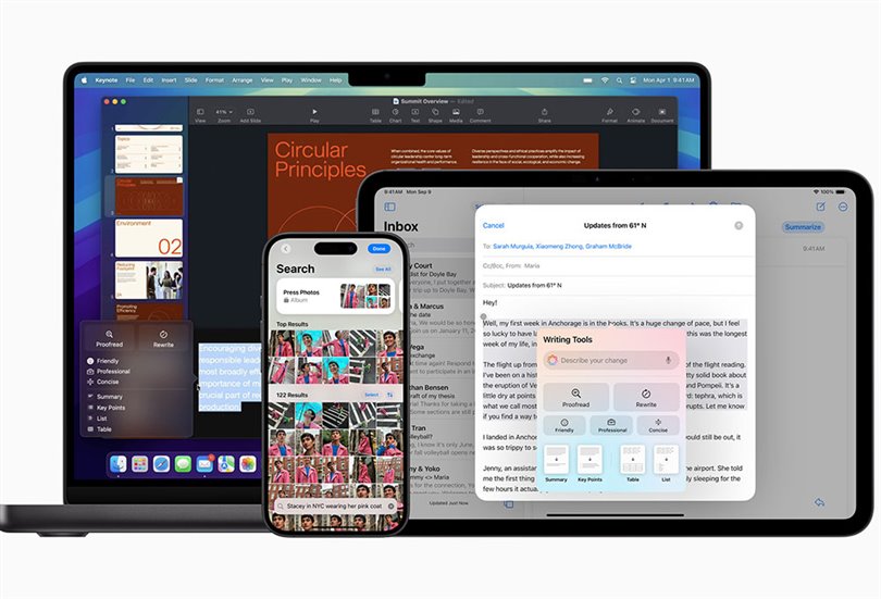 Apple Intelligence iPhone, iPad ve Mac’te kullanıma sunuldu