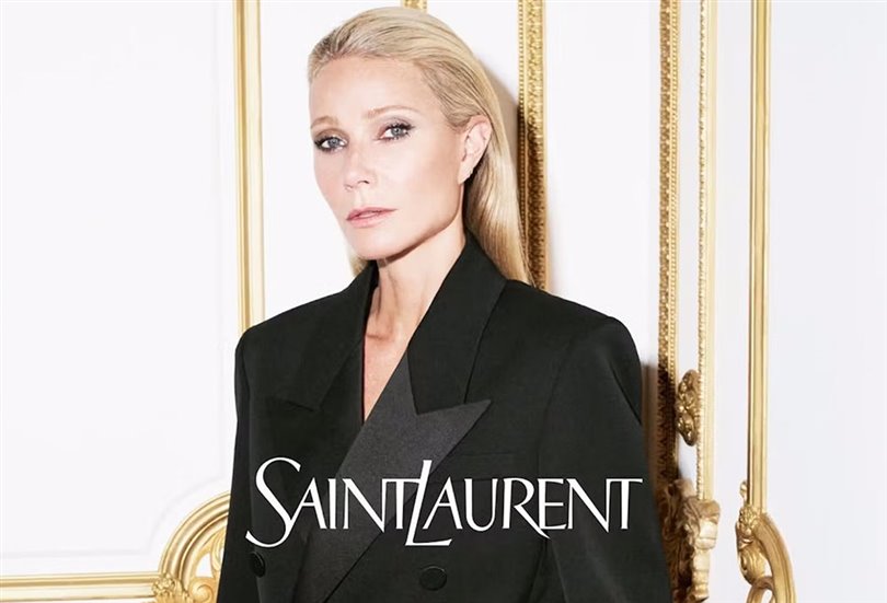 Gwyneth Paltrow, moda dünyasına Saint Laurent ile dönüyor