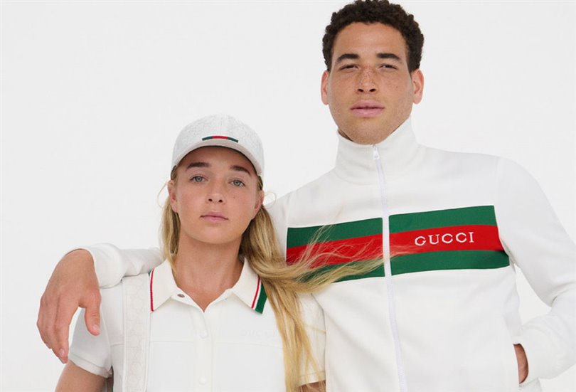 Gucci Tennis özel koleksiyonunu profesyonel tenisçiler tanıtıyor
