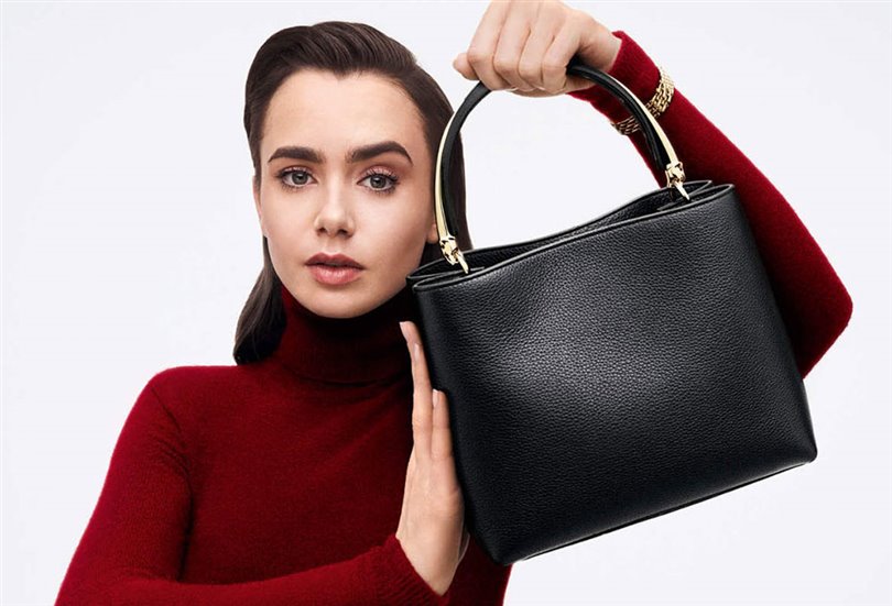 Cartier yeni Double Panthere çantasını Lily Collins ile tanıtıyor