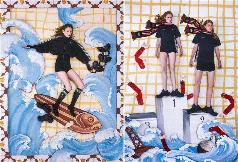 Adidas Originals ile Avavav'ın üçüncü iş birliği klasik adidas siluetlerini abartılı formlara dönüştürüyor  