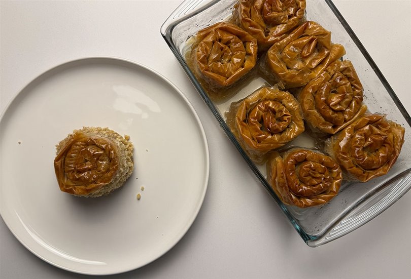  Bayrama özel gül baklava tarifi 