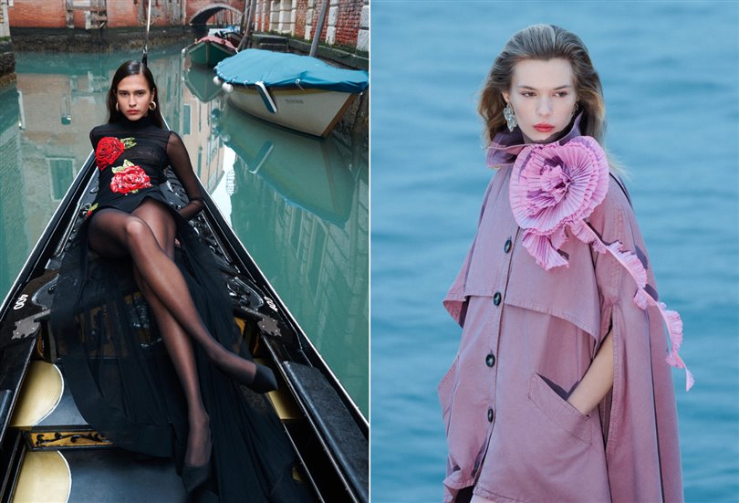 Blumarine 2026 Sonbahar Öncesi koleksiyonu Venedik romantizmini yansıtıyor
