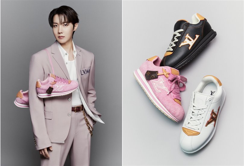 Louis Vuitton, Buttersoft spor ayakkabısını yeniden tasarlamak için J-Hope ile iş birliği yaptı